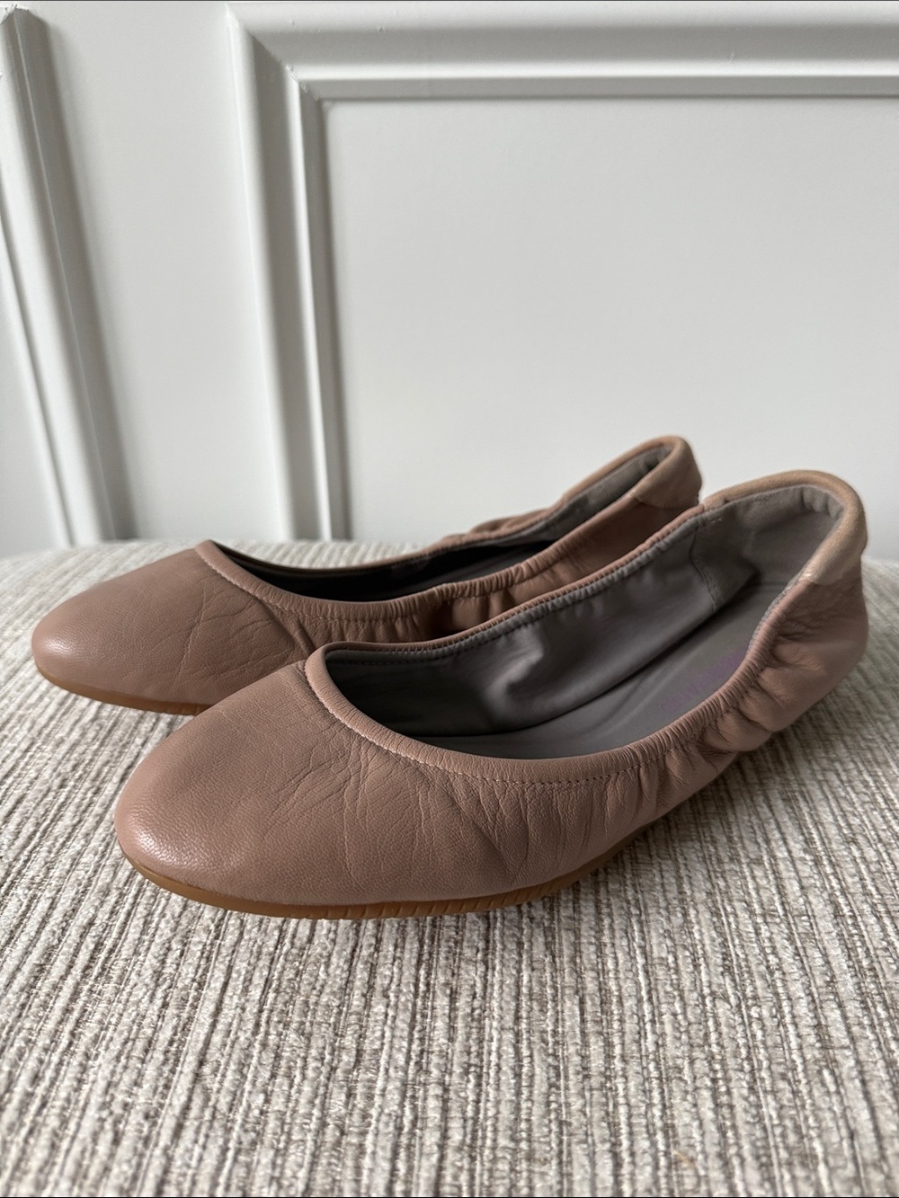Cole Haan Jenni II Studiogrand Leather Ballet Flats Women's Shoes 8 1/2 B